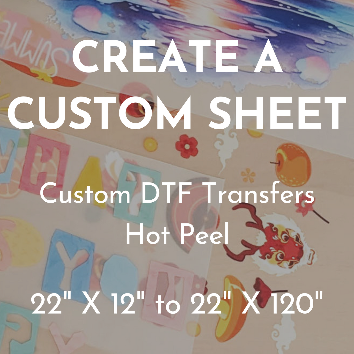 Build a Custom DTF Sheet